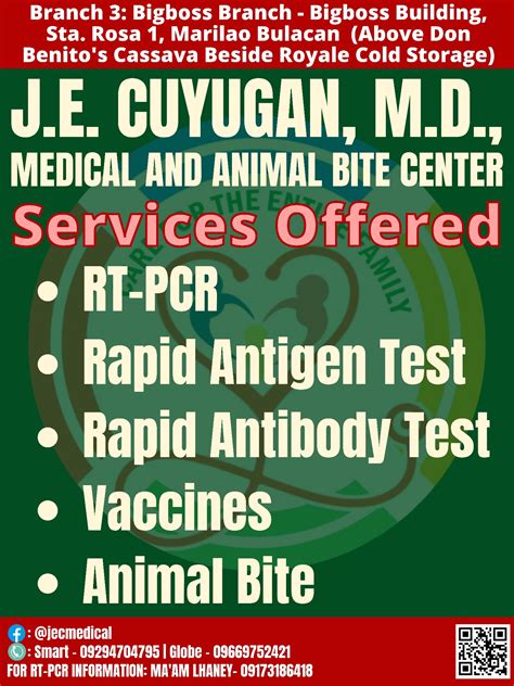 cuyugan medical clinic|J. Esguerra Cuyugan Medical Center and Bulacan Animal Bite .